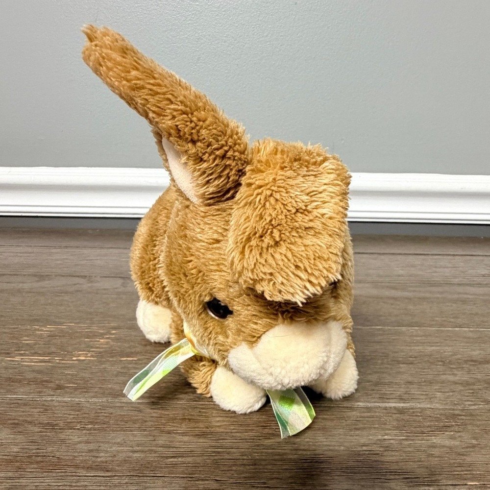 Ty Classic Fielding Brown Bunny Rabbit Plush 2007 Stuffed Animal Toy